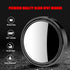 Ampper 2" Round Blind Spot Mirror, 360 Degree Adjustabe HD Glass and ABS Housing Convex Round Stick-On Mirror for Car (Black, Pack of 2)...