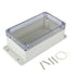 Waterproof Dustproof ABS Plastic Junction Box Universal Electric Project Enclosure with PC Clear Transparent Cover 6.2"x3.5"x2.5"(158mmx90mmx64mm)...