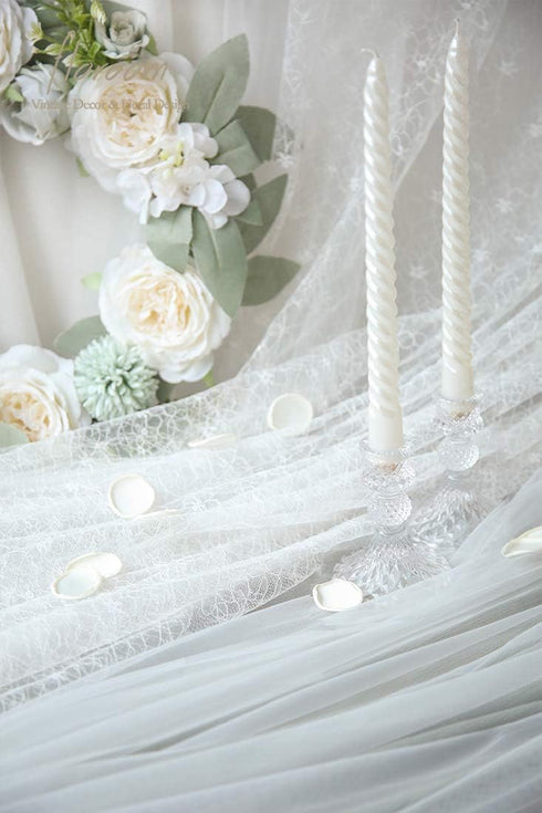 Floroom 300pcs Rose Petals Ivory Faux Silk Flower Petals for Wedding Flower Girl Basket White Aisle Scatter Dinner Table Centerpieces Party Confet...