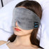 Soft Sleep Eye Mask Bluetooth Headphones Adjustable Sleep Headband Headphones for Sleeping Meditation Insomnia, Wireless Music Eye Cover Earbuds f...