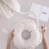 Arm Knitting Yarn for Chunky Braided Knot Throw Blanket DIY, Extra Soft Fluffy Washable Tube Bulky Giant Yarn for Weave Craft Crochet (Milk White ...