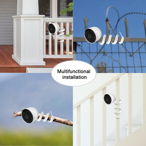 Flexible Twist Mount for Google Nest Cam (Battery) Without Tools or Wall Damage...