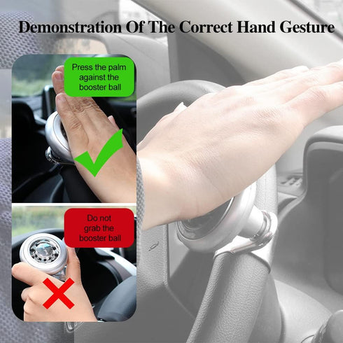 Car Steering Wheel Knob, Steering Wheel Spinner Knob, Universal Car Accessories Steering Spinner Knob Suitable for All Cars, Trucks, Semis, Tracto...