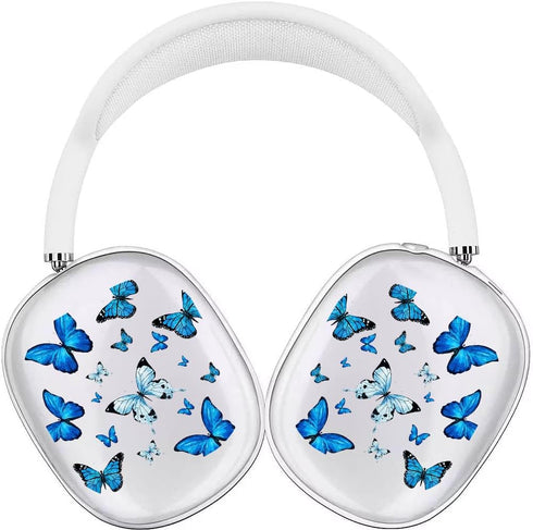 Compatible with AirPod Max Case Cover,Cute Unique Butterfly Cartoon Pattern Design Headphone Case,Clear TPU Skin Case Anti-Scratch Shockproof Prot...