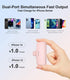 Small Portable Charger for iPhone,5000mAh Mini Power Bank with Built in Cable/Metal Stand,External Cute Battery Pack Compatible with iPhone 14/13/...