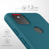 kwmobile Case Compatible with Google Pixel 5a 5G Case - Soft Slim Protective TPU Silicone Cover - Teal Matte...
