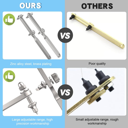 Freejoy Adjustable Watch Back Remover Tool, Wrench Type Watch Case Back Opener Remover Watchmaker Watch Repair Kit for Battery Replacement and Wat...