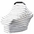 Car Seat Cover Baby – Multi-use Nursing Cover-Up for Breastfeeding, Carseat Canopy Cover, Stretchy Infant Stroller Covers for Boys and Girls (Whit...