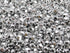 Set of Czech Faceted Glass Beads, Fire-Polished, Round 3mm, 4mm, 6mm. Two colors: Silver and gold. A total of 500 Pieces. Kit for Jewelry Making....