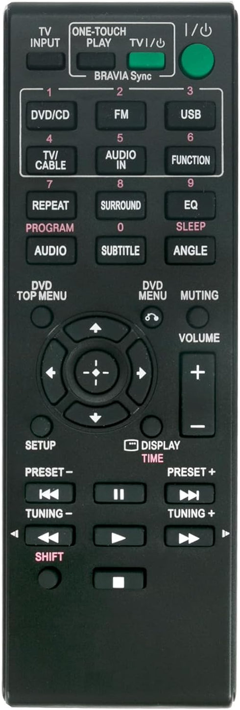 RM-ADU138 Replace Remote Control RMADU138 fit for Sony Audio Video AV System Home Theater DAV-TZ140 DAV-TZ145 DAV-TZ150 HBD-TZ130 HBD-TZ140 HBD-TZ...