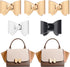 TXIN 5 Pieces Bowknot Turn lock Clasp Hardware Purse Twist Turn Locks Purse Bag Closure Clasp for DIY Purse Handbag Making Accessories,3 Colors...