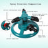ViaGasaFamido Garden Sprinkler Automatic 360° Circle Rotating Watering Sprinkler Irrigation System Lawn Sprinkler with 3 Nozzle Pipe Hose for Yard...