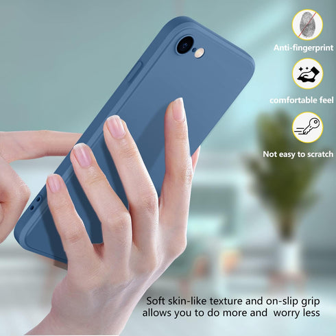Compatible with Samsung Galaxy S9 Case 5.8 inch,Soft Liquid Silicone Full-Body Protective Case,Neck Lanyard Strap,Non-Yellowing Dropproof Protecti...