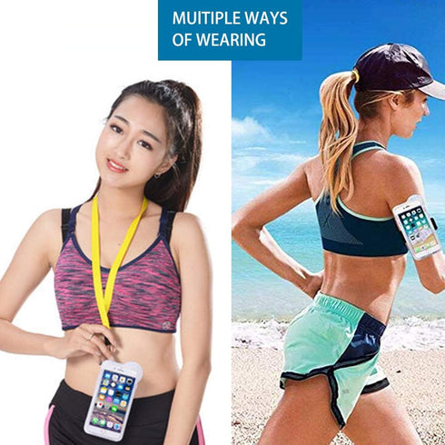 Underwater Photography Waterproof Phone Case Pouch Compatible iPhone XSMAX Enhanced Underwater Cell Phone Dry Bag Camera O Lens Protector with Arm...