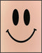 Posterizer 1 pcs-pastel pink happy face smiley poster-Abstract & Modern Art-Comedy Art-Gift for Daughter, Son, Kids- unframed wall art...