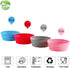 Silicone Expandable Collapsible Bowl for Travel Camping Hiking (Gray(L))...
