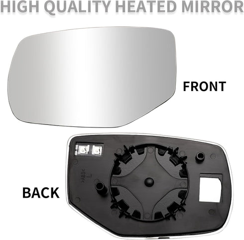 Driver Side Mirror Replacement for 2013 2014 2015 2016 2017 Honda Accord Mirrors Glass - Convex Mirror Glass, Left Side Rear View Mirror with Heat...