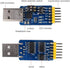 NEXTION CP2102 6 in 1 USB to TTL Serial Adapter Module USB to TTL 485 232, TTL to 232 485, RS232 to 485 + 4P Dupont Cable Jumper Wire Female for N...