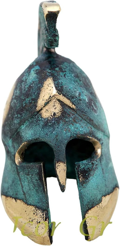 IconsGr Ancient Greek Bronze Museum Replica of Spartan Officer Helmet (389)...