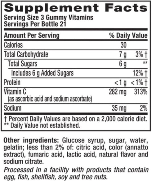 Vitafusion Vitamins Power C 63 Count...