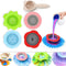 Angela&Alex Acrylic Pouring Strainers, 5 PCS Flow Painting Tools Christmas DIY Kits Drawing Sets Flower Strainers Plastic Silicone Drain Basket Un...