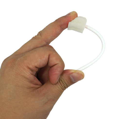 Oral Mouth Swabs Sponge- Untreated and Unflavored for Baby & Elderly Oral Cleaning White 150 Counts...