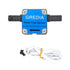 3/8" Oil Flow Sensor High Density Liquid Food-Grade Switch Hall Effect Flowmeter Fluid Meter Gear Counter Connect Hosepipe 5-600L/H for Fuel Gasol...