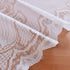 WUBODTI Christmas White Lace Rectangular Tablecloths Angel Pattern Floral Embroidered Table Linens for Baby Showers Wedding Parties Table Covers f...