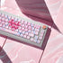 Hyekit PBT Keycaps - Cherry Profile Custom Keycaps, 144 Keys, Dye-Sublimation, Bleeding Love Theme Keyboard Keycap Set for Mechanical Keyboard, Ke...