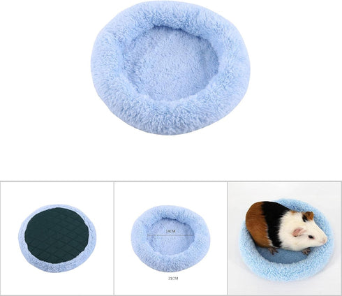 01 Durable Small Dog Bed, Comfortable pet Bed for Small Dogs(Blue, S)...