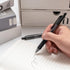 0.7mm Black Ink Gel pen Refillable & Retractable Gel Ink Rolling Ball Pens Classic Durable gel pen (Black-12 pack)...