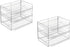 Iron Wire Stackable Can Rack Organizer Chrome...