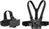 Mobile Phone Chest Mount Harness Strap Holder and Phone Head Mount Holder Kit for Shoot POV/VLOG Compatible with iPhone, GoPro and DJI Action 2 Ca...