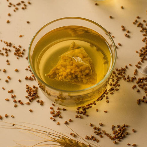 TEARELAE - Himalayan Tartary Buckwheat Teabags 6.35oz/180g (6g x 30 Bags) - Pure Natural Buckwheat Tea - Caffeine Free - Roasted Nuts Aroma - Non-...