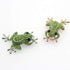 VALICLUD 3D Green Frog Necklace for Women Crystal Frog Jewelry Frog Brooch with Silver Chain Alloy Frog Stuff Animal Frog Jewelry Frogs Charm (5. ...