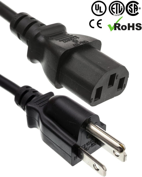 Amamax 12 Feet Long AC Power Cord Cable for VIZIOTV...