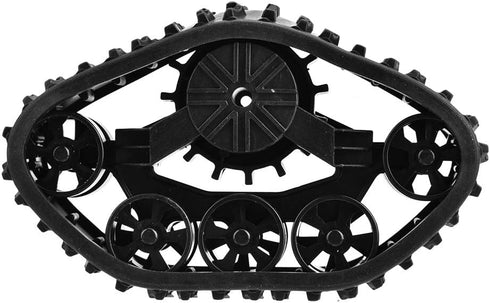 RC Military Truck Wheels 4pcs, Rubber Crawler Tire Wheel Tyre for WPL 1/16 RC Vehicle...