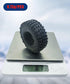 1.0 Tires Micro Soft Rubber Crawler Tires for 1/24 Axial SCX24 90081 AXI00002 Deadbolt, 4Pcs...
