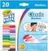 Crayola Color Wonder Marker Set, 20 Mess Free Broad Line Markers for Kids & Toddlers 3+...
