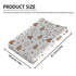 Cute Woodland Bear and Paws Changing Pad Cover Cartoon Bear Changing Table Cover for Baby Boys Girls Ultra Soft Breathable Stretchy Snug Fitted Ba...
