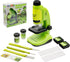 2 in 1 Microscope for Kids with Detachable Mini Pocket Microscope 50X-250X Slides Specimens & Colorful LED Light Experiments Educational Toys STEM...