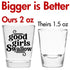 Good Girls Swallow Shot Glass - Funny Shot Glass - Makes a Funny Gift for Women and Hilarious Bachelorette Party Shot Glasses Funny Gift - Cute Sh...