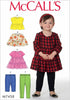 McCall's Patterns Toddlers' Gathered, Dresses and Leggings Tops...