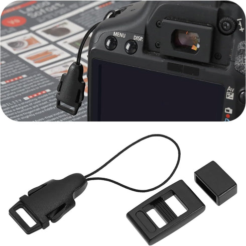 2 Sets Camera Strap Quick Release Kit Camera Strap Quick Release Adaptors Strap Buckles Slides Compatible with Neck Straps Hand Straps Other Carry...