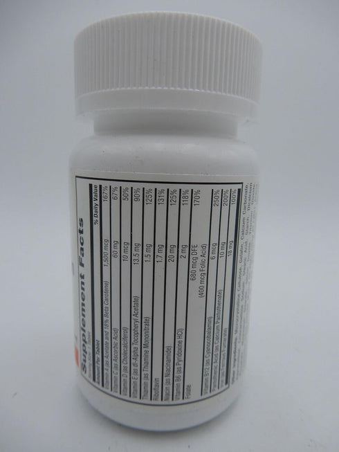 Rugby Tab-A-Vite Multivitamin with Iron and Beta-Carotene Multivitamin/Mineral Supplement - 100 Tablets...