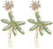 Coconut Tree Earrings for Women, Palm Tree Earrings for Womens, Tropical Palm Tree Dangle Earrings Hypoallergenic, Beach Palm Tree Bohemian Drop E...