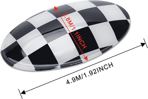 TOMALL Car Gear Shift Knob Cover Compatible with Mini Cooper/Cooper S Clubman F54 F56 Hardtop F55 Hardtop 4-Door Convertible F57 Auto Shift Gear C...