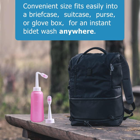 Postpartum Care Bottle, Inverted Nursing Bottle Spray Bottle, Travel Bidet, Woman and Mother and Baby Wash 2 in 1 Handheld Personal Bidet Bottle 5...