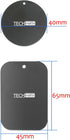 TechMatte MagGrip Metal Plate Replacement Kit for Magnetic Universal Car Mount...
