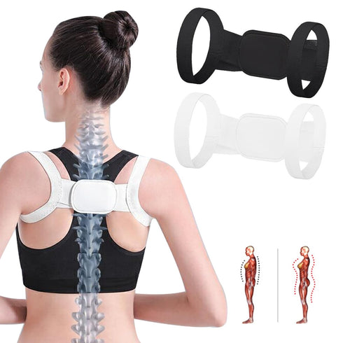2 Pcs Posture Corrector Back Brace for Men and Women Adjustable Posture Corrector Back Braces for Upper Back Pain Relief...